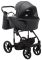 Коляска 2 в 1 Adamex Porto Light ECO кожа 100% SA-5 графит