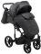 Коляска 2 в 1 Adamex Porto Light ECO кожа 100% SA-5 графит