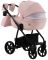 Коляска 2 в 1 Adamex Hybryd Plus кожа 100% BR331 розовый (пудра)