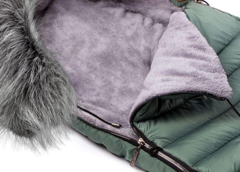 Зимовий конверт Bair Polar premium хакі - золота шкіра