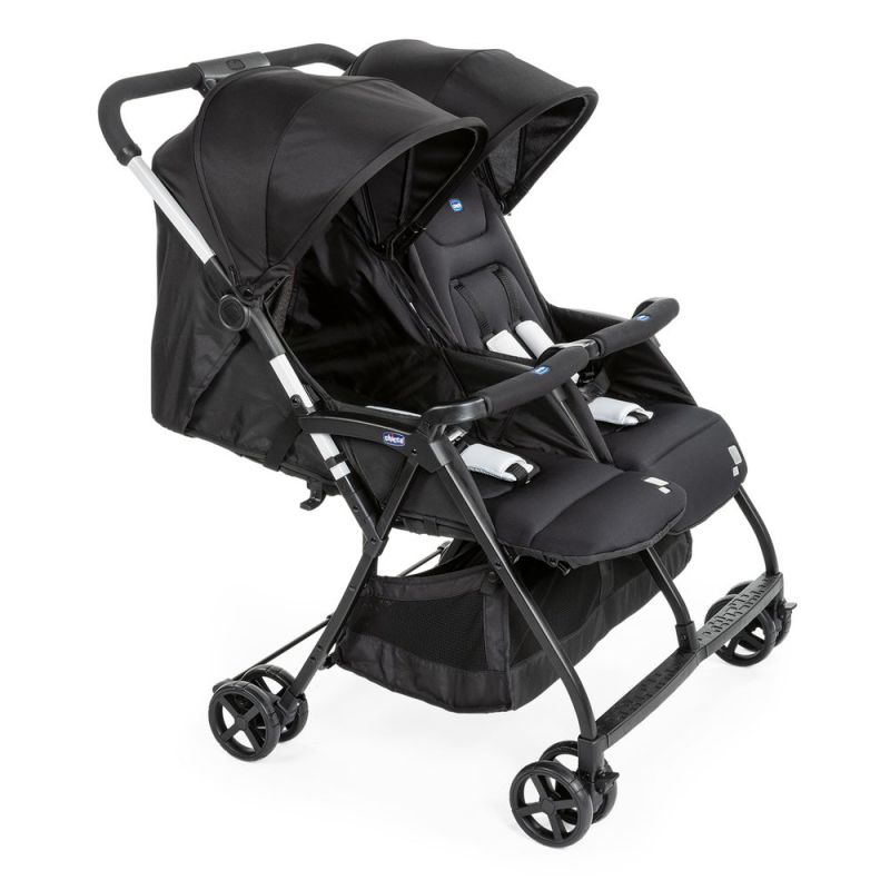 Прогулочная коляска для двойни Chicco Ohlala Twin Black