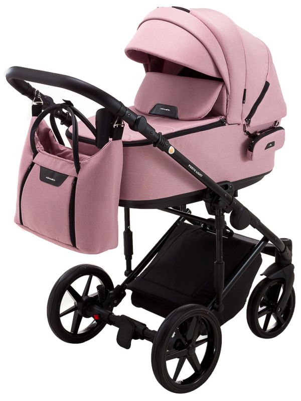 Коляска 2 в 1 Adamex Porto Light Tip TK-24 рожевий