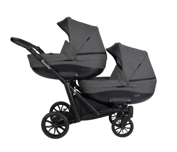 Коляска для двойни Booster 03 Grafit
