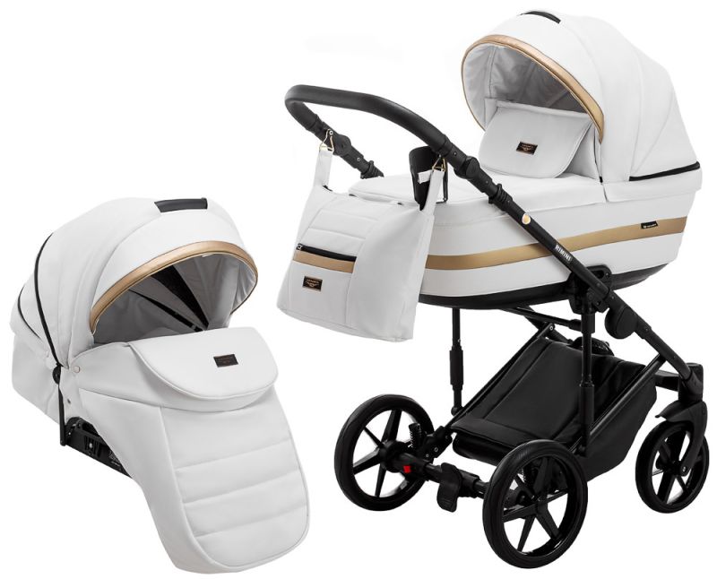 Коляска 2 в 1 Adamex Rimini ECO шкіра 100% RI-200