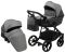 Коляска 2 в 1 Bair Kiwi кожа 100% BK-21/15 серый - графит