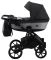 Коляска 2 в 1 Bair Kiwi Soft BKS-00/22 чорний - світло-сірий