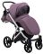 Коляска 2 в 1 Bair Next White кожа 100% 62 светло-сиреневый