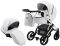 Коляска 2 в 1 Bair Next White кожа 100% 65 белый