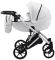 Коляска 2 в 1 Bair Next White кожа 100% 65 белый