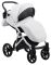 Коляска 2 в 1 Bair Next White кожа 100% 65 белый