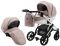 Коляска 2 в 1 Bair Next White кожа 100% 64 капучино