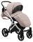 Коляска 2 в 1 Bair Next White кожа 100% 64 капучино