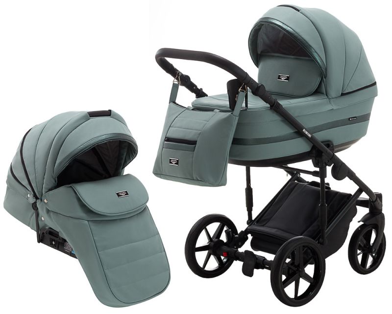 Коляска 2 в 1 Adamex Rimini ECO шкіра 100% RI-261