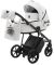 Коляска 2 в 1 Adamex Porto ECO кожа 100% SA-1 белый