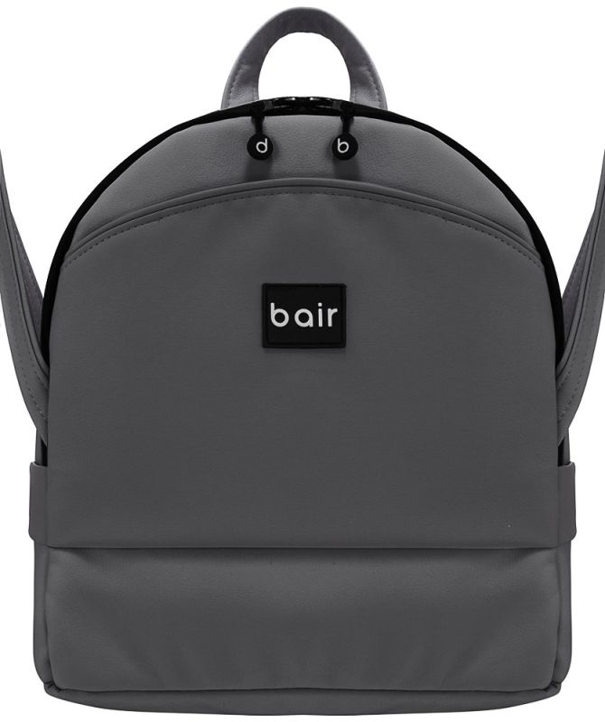 Коляска 2 в 1 Bair Next White кожа 100% 63 графит