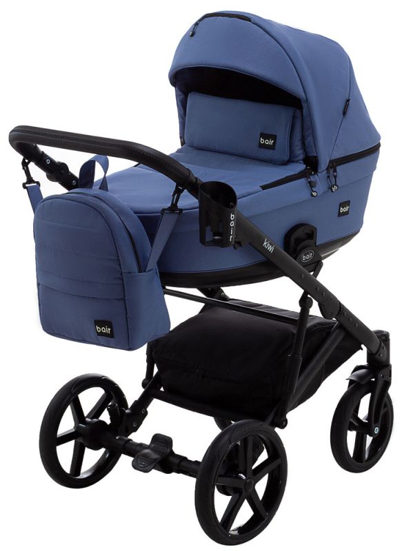 Коляска 2 в 1 Bair Kiwi Soft BKS-43 синий