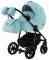 Коляска 2 в 1 Adamex Hybryd Plus кожа 100% BR335 голубой