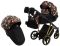 Коляска 2 в 1 Adamex Porto Special Edition (Gold) Flowers-1 Коляска 2 в 1 Adamex Porto Special Edition (Gold) Flowers-1