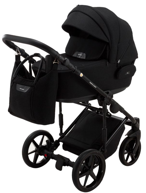 Коляска 2 в 1 Adamex Porto Light Tip TK-79 чорний
