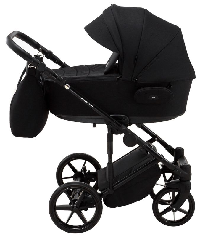 Коляска 2 в 1 Adamex Porto Light Tip TK-79 чорний