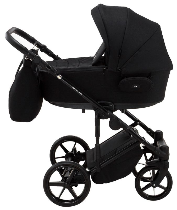Коляска 2 в 1 Adamex Porto Light Tip TK-79 чорний
