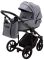 Коляска 2 в 1 Adamex Porto Light Tip TK-60 темно-серый