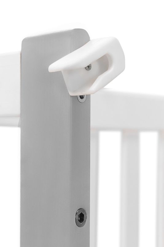 Кровать Babyroom Луна (120x60)  белый - серый