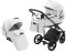Коляска 2 в 1 Adamex Porto Light ECO кожа 100% SA-1 белый