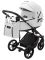 Коляска 2 в 1 Adamex Porto Light ECO кожа 100% SA-1 белый