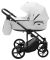 Коляска 2 в 1 Adamex Porto Light ECO кожа 100% SA-1 белый