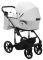 Коляска 2 в 1 Adamex Porto Light ECO кожа 100% SA-1 белый