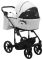 Коляска 2 в 1 Adamex Porto Light ECO кожа 100% SA-1 белый