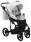 Коляска 2 в 1 Adamex Porto Light ECO кожа 100% SA-1 белый