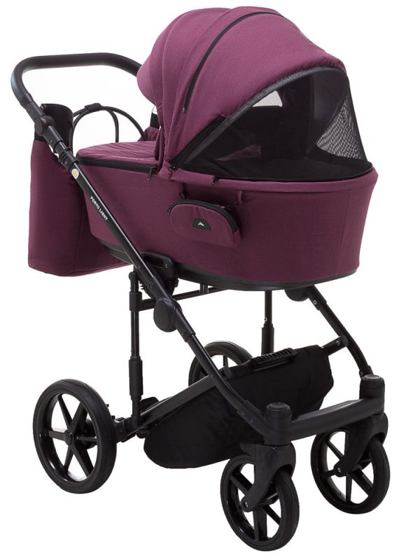 Коляска 2 в 1 Adamex Porto Light TK-80 бордо
