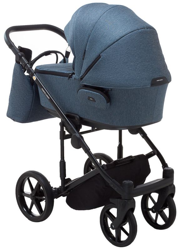 Коляска 2 в 1 Adamex Porto Light Tip TK-81 синій