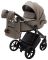 Коляска 2 в 1 Adamex Porto ECO кожа 100% SA-9 тёмный капучино