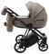Коляска 2 в 1 Adamex Porto ECO кожа 100% SA-9 тёмный капучино