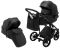 Коляска 2 в 1 Adamex Porto Light ECO кожа 100% SA-2 черный