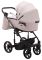 Коляска 2 в 1 Adamex Porto Light ECO кожа 100% SA-15 розовый (пудра)