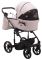 Коляска 2 в 1 Adamex Porto Light ECO кожа 100% SA-15 розовый (пудра)