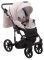 Коляска 2 в 1 Adamex Porto Light ECO кожа 100% SA-15 розовый (пудра)