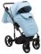 Коляска 2 в 1 Adamex Porto Light ECO кожа 100% SA-17 голубой
