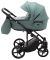 Коляска 2 в 1 Adamex Porto Light ECO кожа 100% SA-20 нефрит