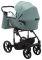 Коляска 2 в 1 Adamex Porto Light ECO кожа 100% SA-20 нефрит