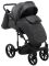 Коляска 2 в 1 Adamex Porto Light ECO кожа 100% SA-5 графит