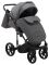 Коляска 2 в 1 Adamex Porto Light ECO кожа 100% SA-4 темно-серый