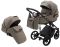 Коляска 2 в 1 Adamex Porto Light ECO кожа 100% SA-9 тёмный капучино