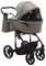 Коляска 2 в 1 Adamex Porto Light ECO кожа 100% SA-9 тёмный капучино