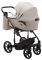 Коляска 2 в 1 Adamex Porto Light ECO шкіра 100% SA-7 латте