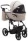 Коляска 2 в 1 Adamex Porto Light ECO шкіра 100% SA-7 латте